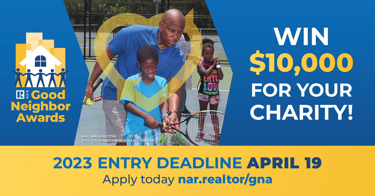 NAR Calls on Realtors® Who Give Back to Apply for the 2023 Good Neighbor Awards