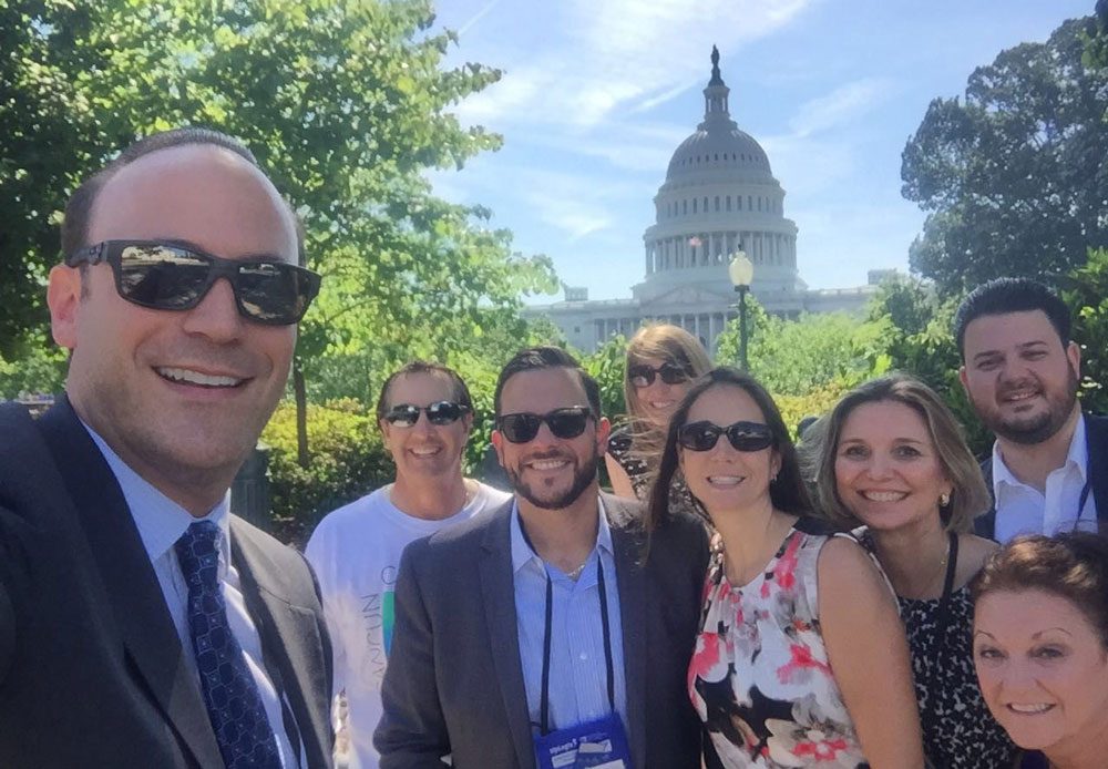 Miami Association of REALTORS® members strike a pose at the Capitol