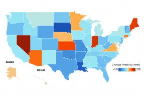 U.S. Map: Tracking Jobless Claims, Week Ending September 12