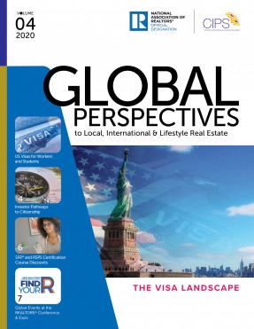 Cover of the 2020 V3 Issue of Global Perspectives: The Visa Landscape