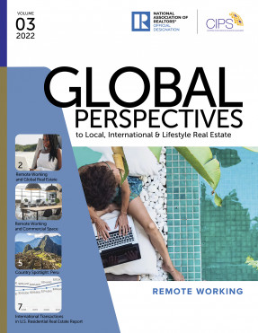 Cover of the 2022 Volume 03 issue of Global Perspectives: Remote Working