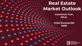 Cover of Lawrence Yun's slides: Real Estate Market Outlook, March 7, 2024