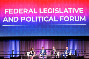 Panel at the Federal Legislative and Political Forum during the 2024 REALTORS® Legislative Meetings