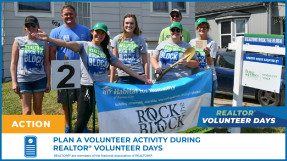 Plan a volunteer activity during REALTOR® Volunteer Days...