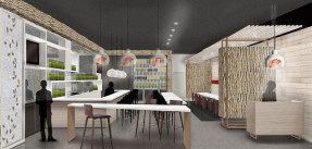 concept of retail space
