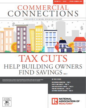 Spring 2020 edition cover of the Commercial Connections publication