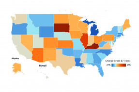 U.S. Map: Tracking Jobless Claims, Week Ending October 31