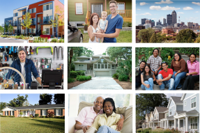 Image collage from Lisa Sturtevant's Economic & Housing Market Outlook slides at the 2018 REALTORS® Conference & Expo