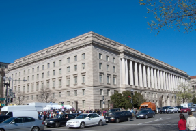 IRS building facade in DC