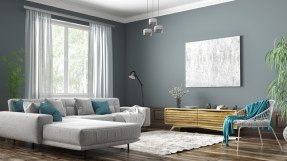 Living room following color formula idea