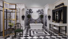 Gothic Glam Bathroom