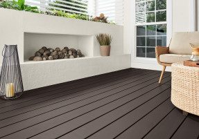 Stained deck by Behr