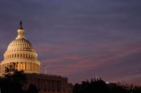 US Capitol at Dawn - Landscape Left