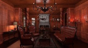Western Gothic style room