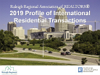 Cover of the 2019 Profile of International Residential Transactions of the Raleigh Association of Realtors