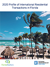 Cover of the Profile of International Residential Real Estate Activity in Florida