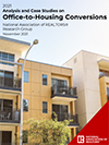 Cover of the Analysis and Case Studies on Office to Housing Conversions report