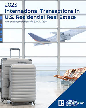 Cover of the International Transactions in U.S. Residential Real Estate report