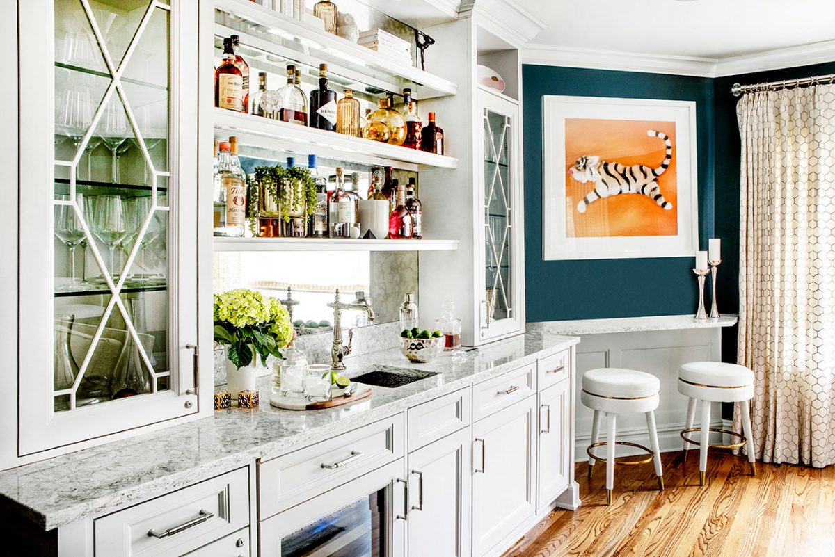 At Home with Lisa- Happy Hour at Home:  How to Stage A Home's Bar Area