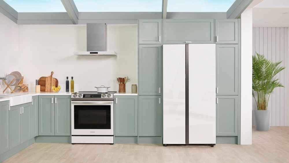 Samsung’s Bespoke side-by-side refrigerator