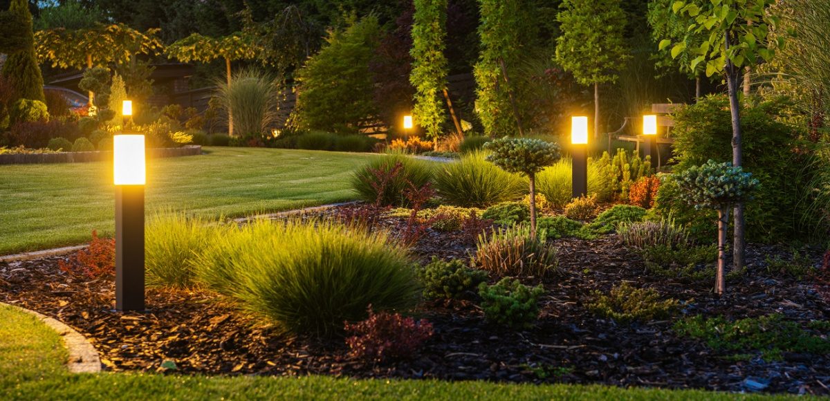 Modern Backyard Outdoor LED Lighting Systems