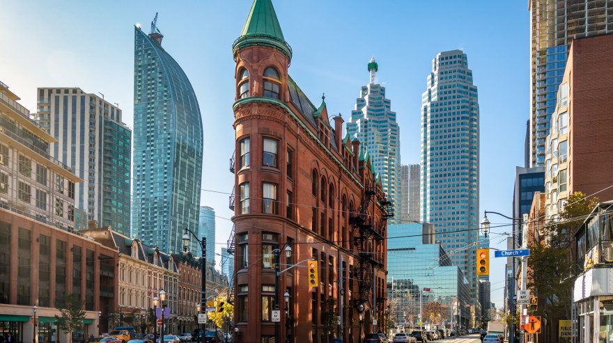 Buildings in downtown Toronto