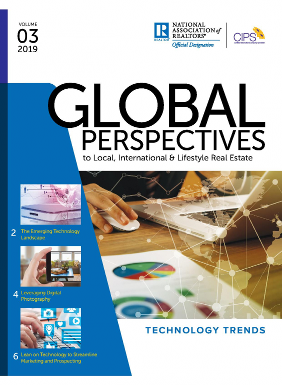 Cover of Global Perspectives Issue 03 2019: Technology Trends
