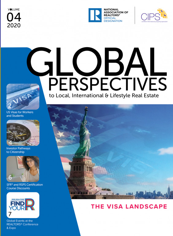 Cover of the 2020 V3 Issue of Global Perspectives: The Visa Landscape