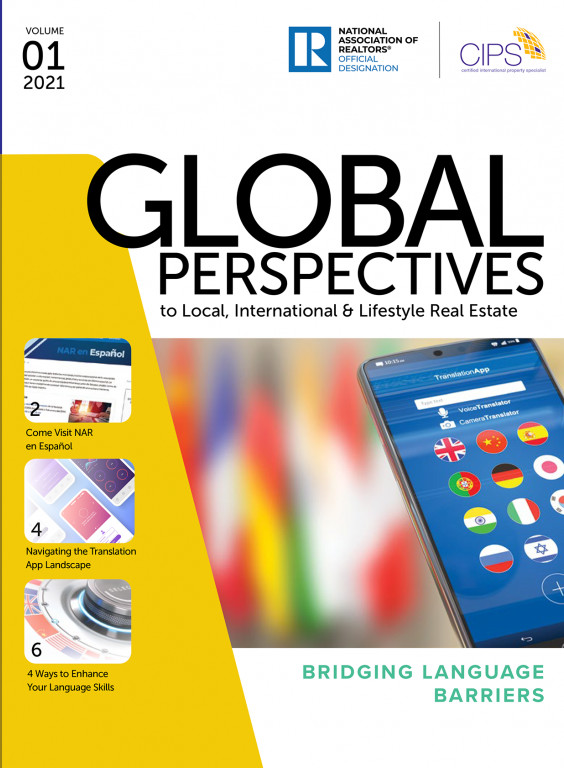 Cover of the 2021 Volume 01 issue of Global Perspectives: Bridging Language Barriers