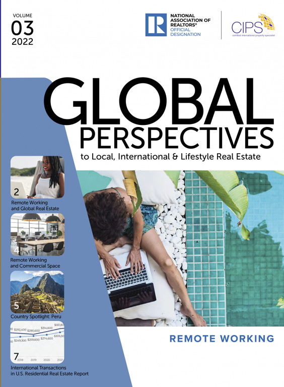 Cover of the 2022 Volume 03 issue of Global Perspectives: Remote Working