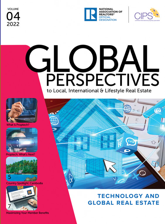 Cover of the 2022 Volume 4 issue of Global Perspectives: Technology and Global Real Estate