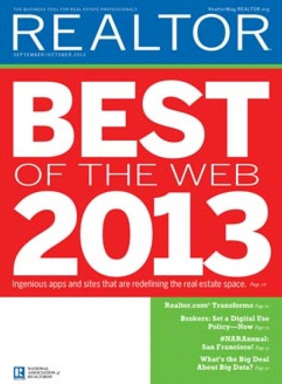 REALTOR® Magazine Cover, September-October 2013: Best of the Web 2013