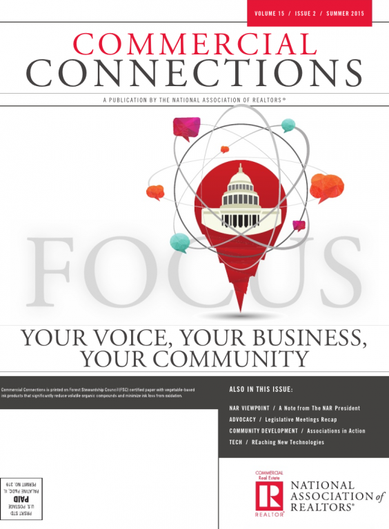 Cover of the 2015 Summer issue of Commercial Connections: Your Voice, Your Business, Your Community