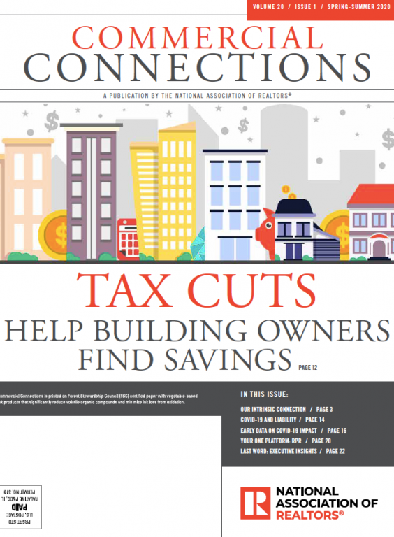 Spring 2020 edition cover of the Commercial Connections publication