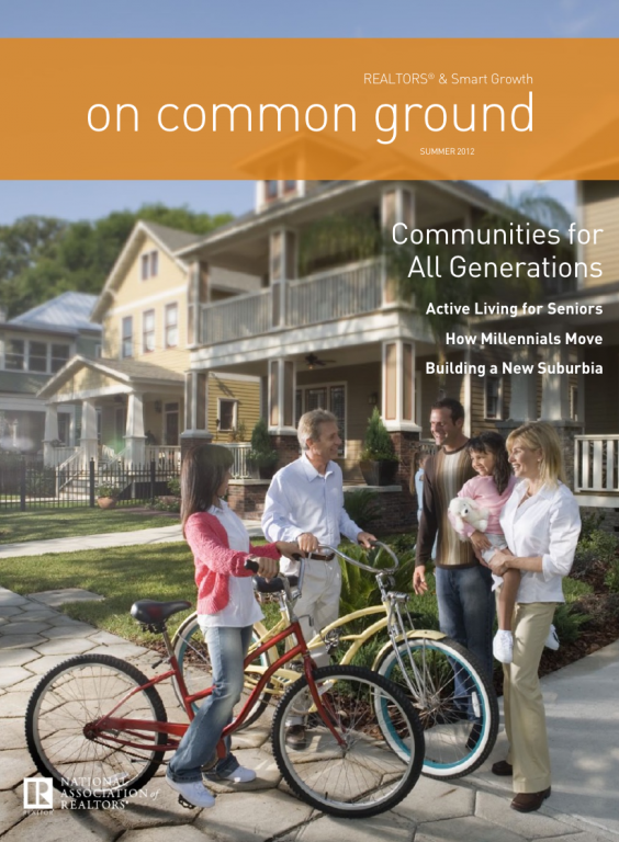 Cover of the 2012 Summer issue of On Common Ground: Communities for All Generations