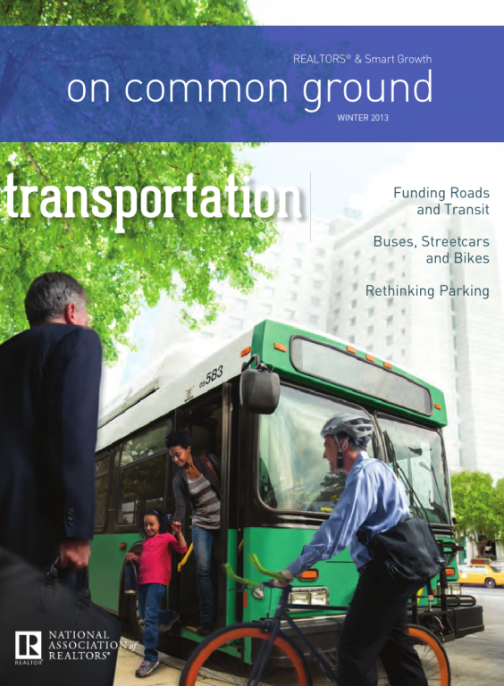 Cover of the 2013 Winter issue of On Common Ground: Transportation