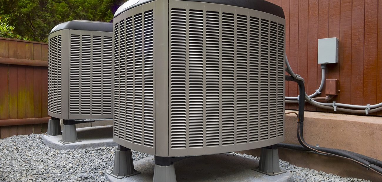 HVAC heating and cooling units
