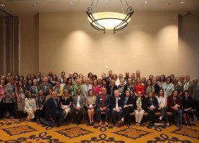 New Mexico REALTORS® pose together during the Annual Fall Conference in Mescalero, NM.