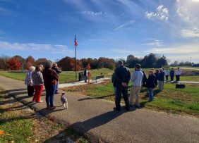 Community dedication for the Veterans Memorial Park in Canton, MO