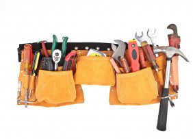 Tools in a tool belt
