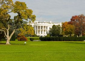 The White House in Early Fall