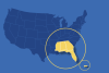 U.S. Map: NAR Region V: AL, FL, GA, MS, PR, VI