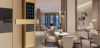 Intelligence digital lock with luxury dining room