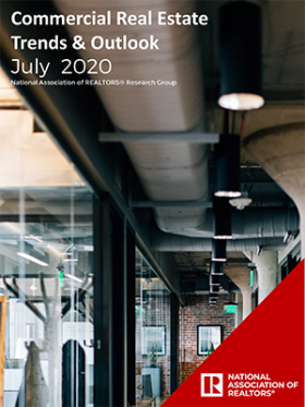 Cover of the July 2020 Commercial Real Estate Market Trends and Outlook report