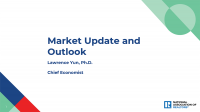 Cover slide: Market Update and Outlook presentation by Lawrence Yun