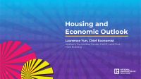 Cover of Lawrence Yun's slides: Housing and Economic Outlook, November 14, 2023