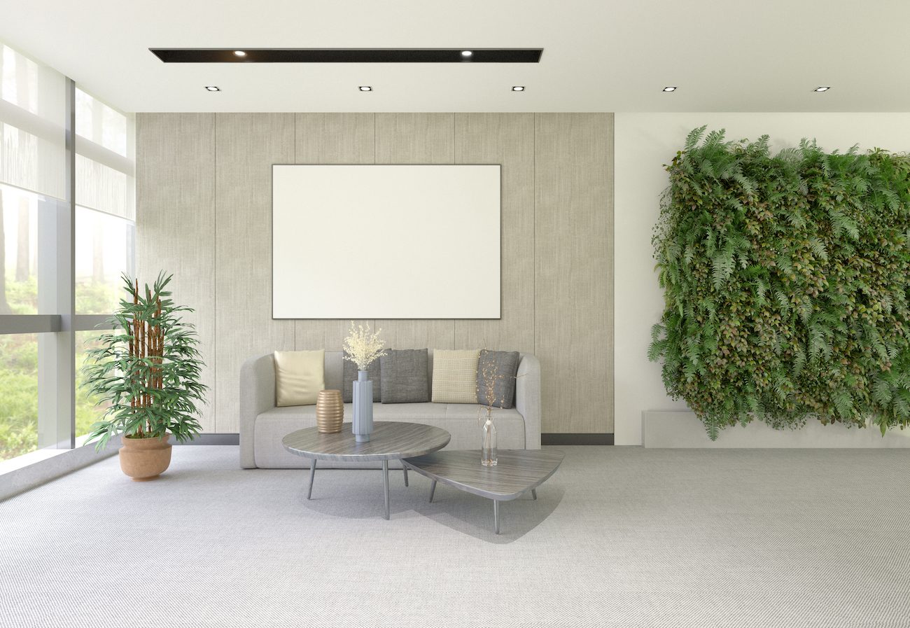 Green aesthetic Wallpaper 4K, Interior, Modern architecture